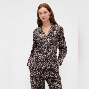 Gap Poplin Pajama Shirt Women’s XS New With Tag